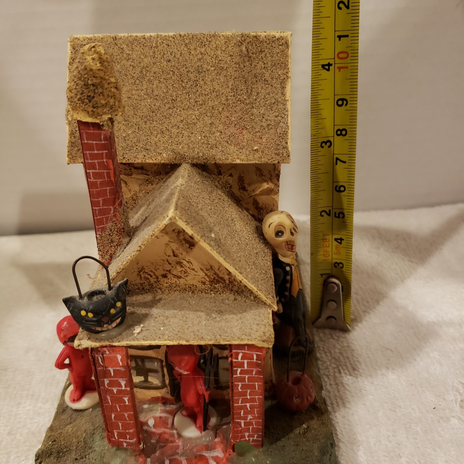 Polliwoggs Halloween Mr. Bones Putz House Folk Art Village Miniatures HTF – READ