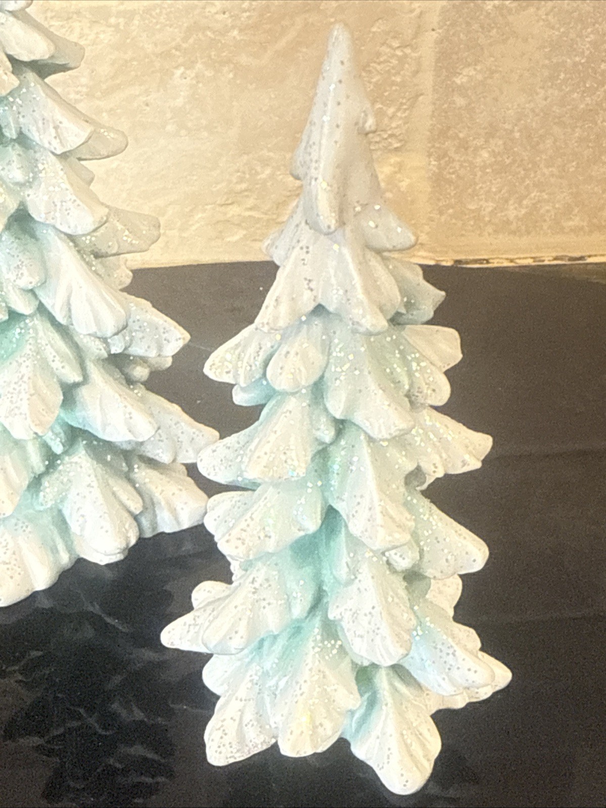 Village Dept 56 Village Decor “ Winter Pines” 5”,4”,3” Christmas