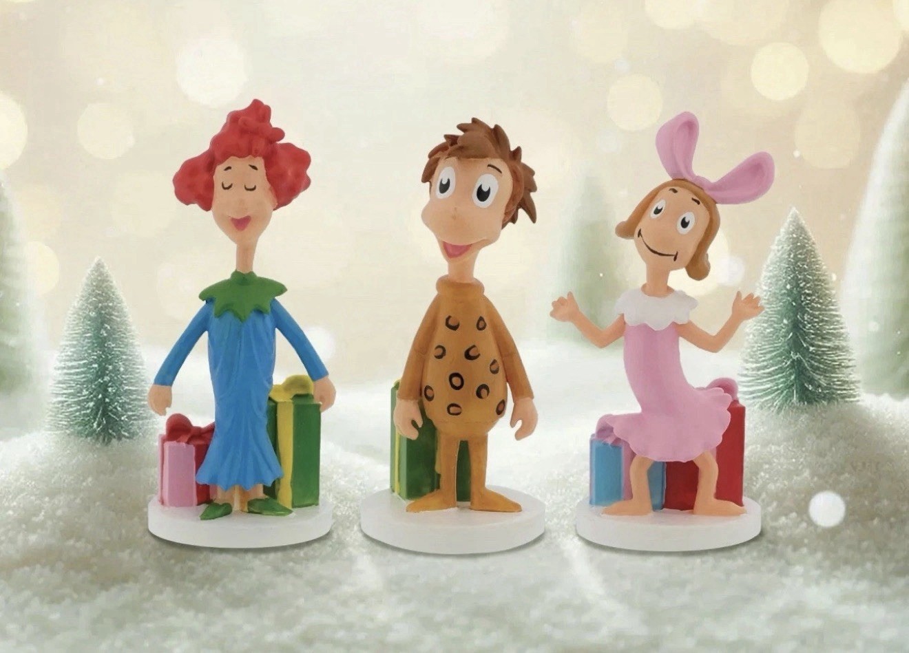 2025 RUZ NEW Dr. Seuss The GRINCH – Whoville Whos Christmas Village Figures
