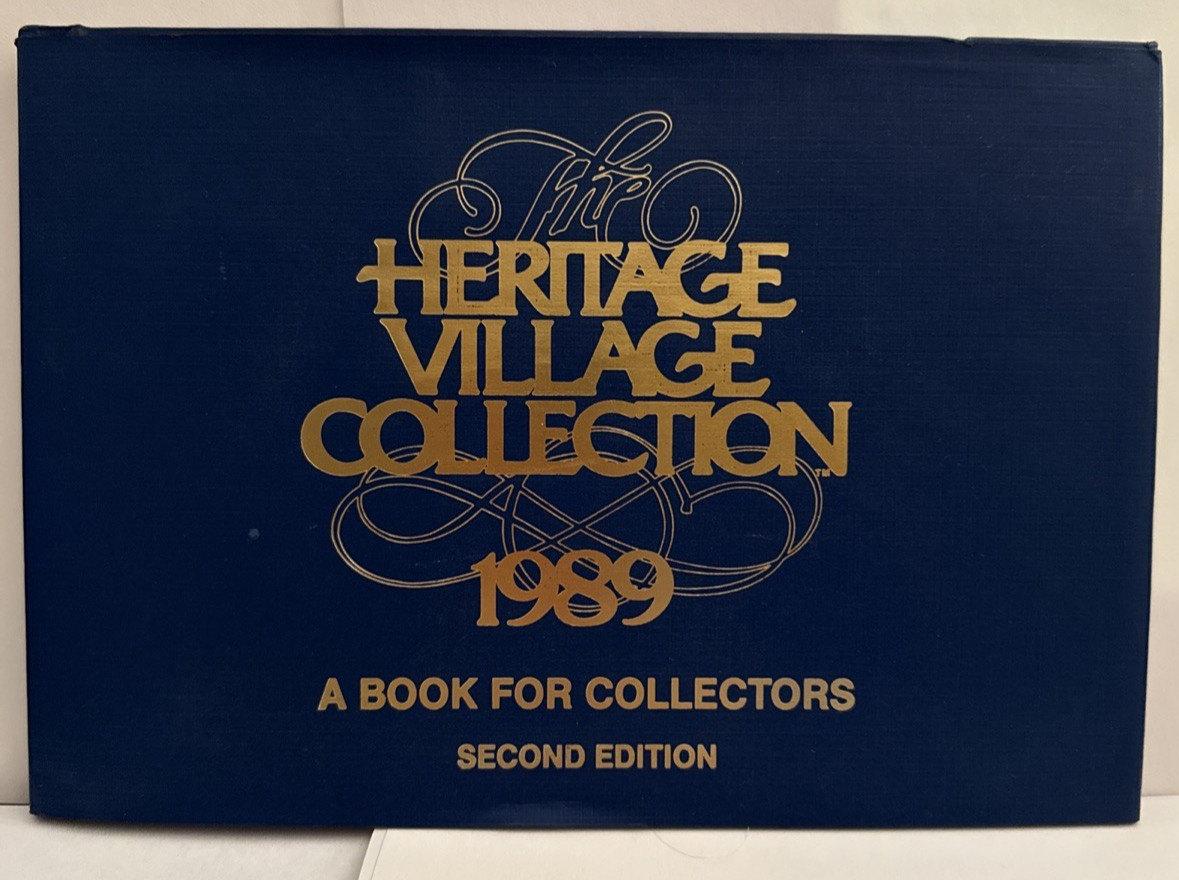 Heritage Village Collection 1989 Edition Collectors Book Vintage 1984-1989 Blue