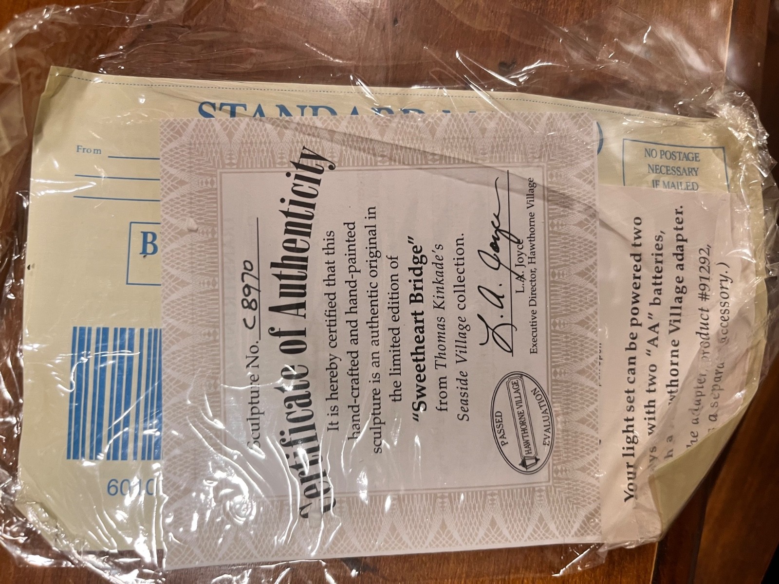 Thomas Kinkade Houses with Certificates PART 1