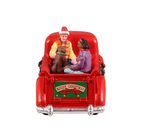Lemax Jolly Joyride Truck Holiday Village Accessory-Train Accent