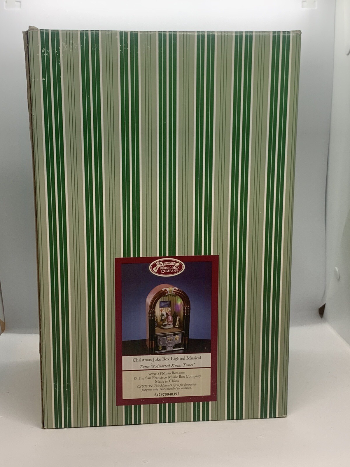 CHRISTMAS MUSICAL JUKEBOX * LIGHTED * ANIMATED * PLAYS 8 SONGS * San Francisco