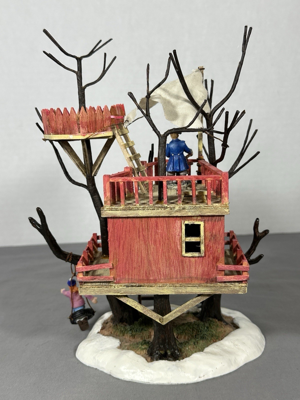 Lemax Adults Keep Out Treehouse 2004 Village Collection Table Accent w/ Box