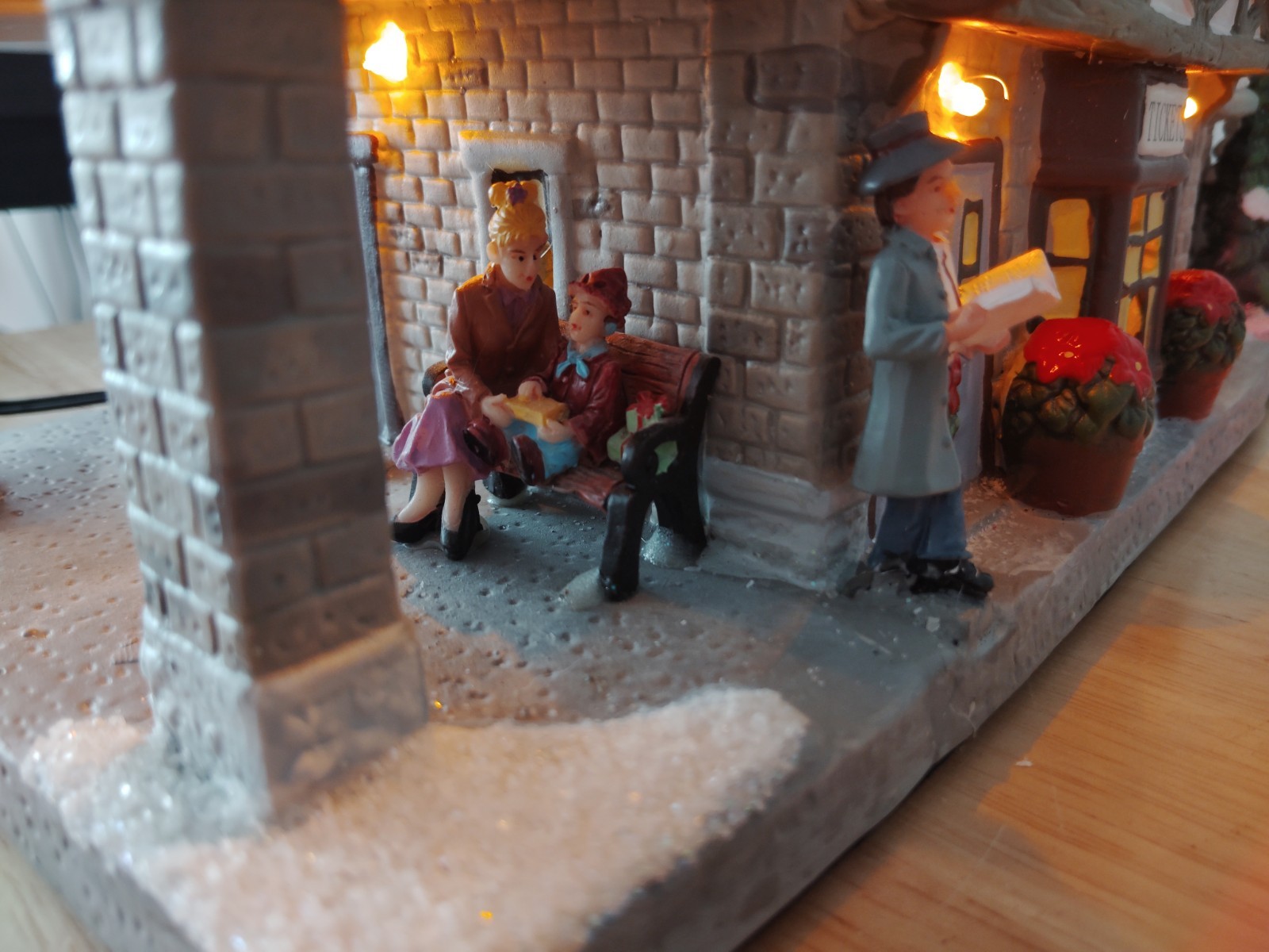 St Nicholas Square Train Station Illuminated Christmas Village “2021”
