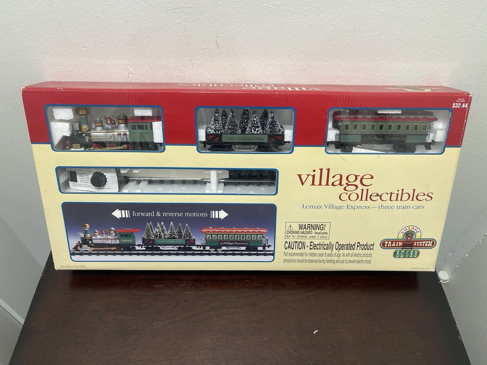 Lemax Village Express 3 Three Train Cars Set Coventry Cove Untested