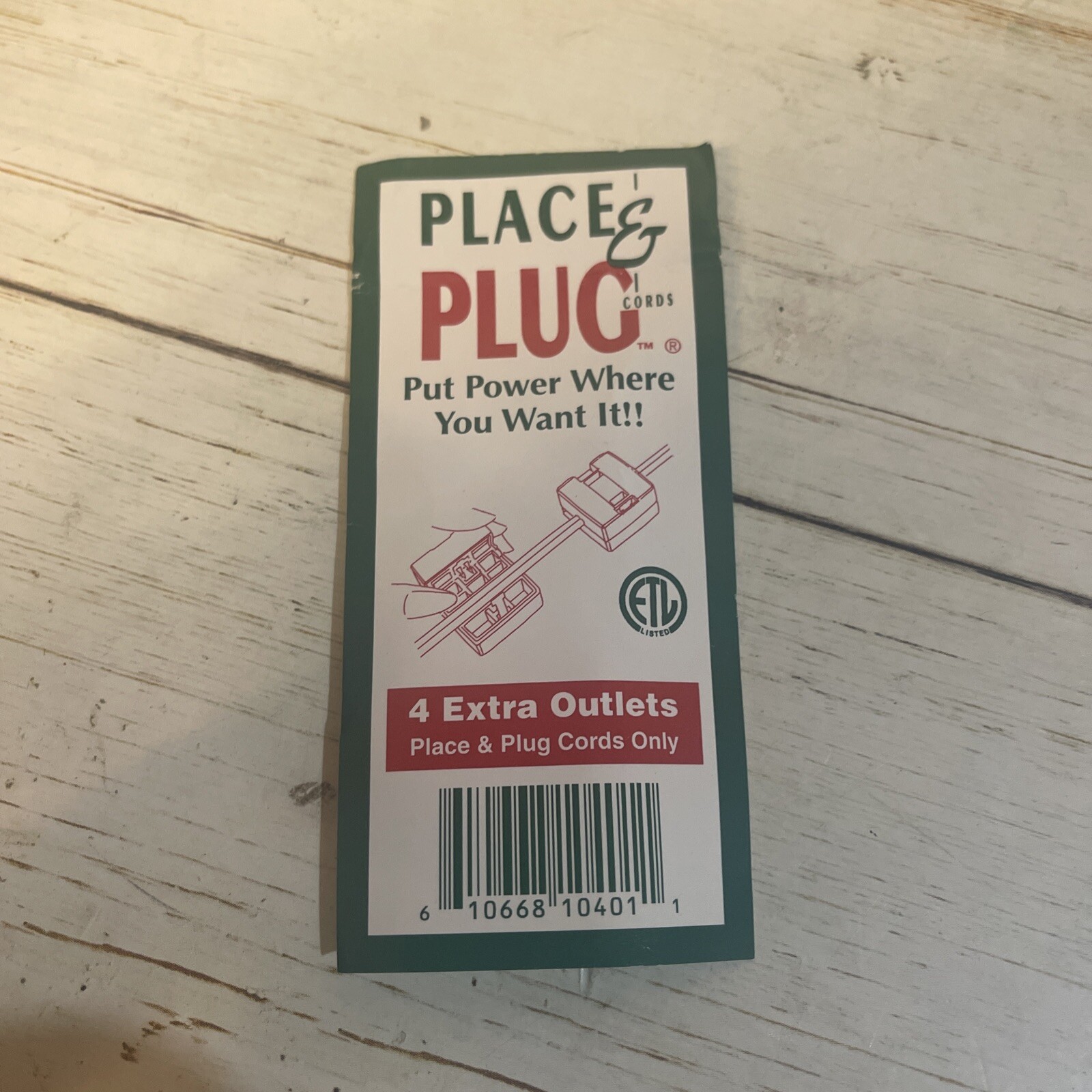 4 Extra Outlets for use w/ Place & Plug Cords – Lemax – Department 56 Accessory