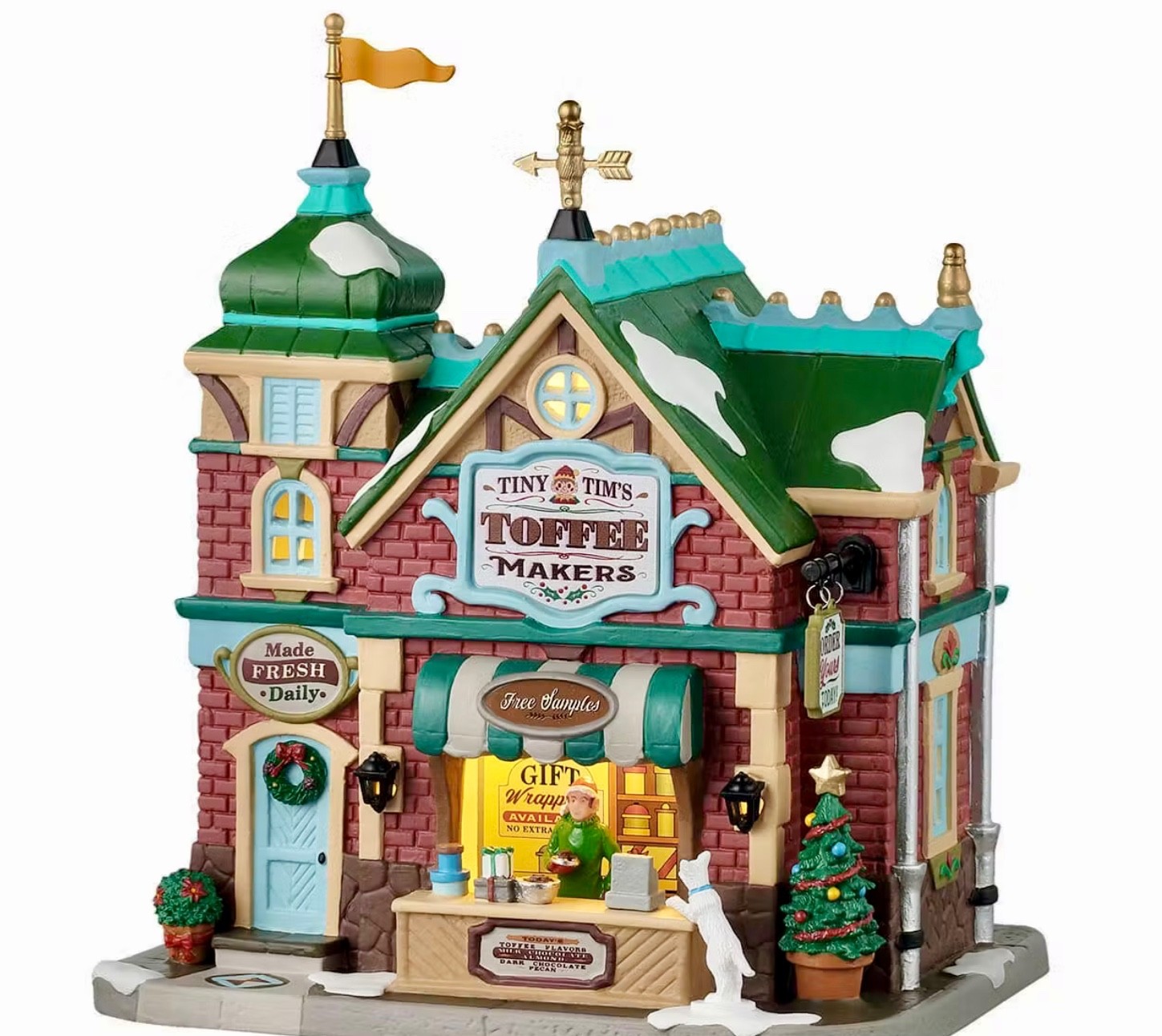 Lemax 2025 Tiny Tim’s Toffee Makers #55337 Brand New Lighted Building