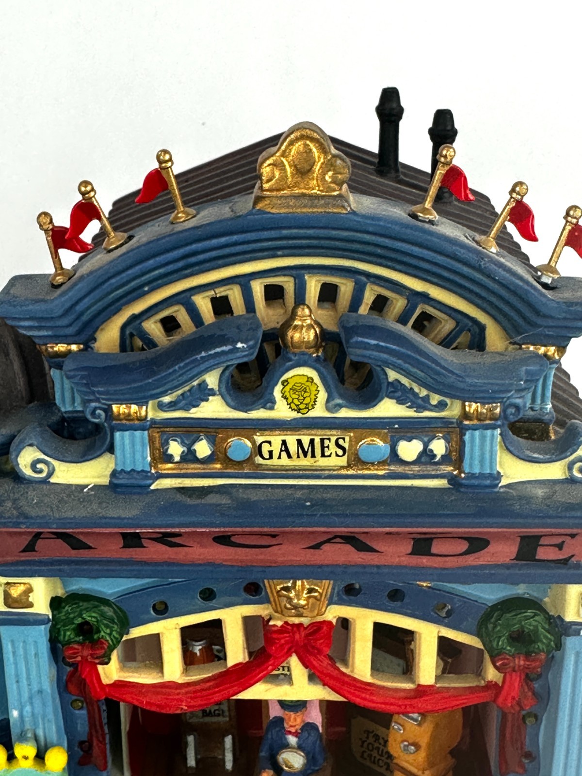 Lemax The Caddington Village Arcade 65394 Circus Fair Lights Work