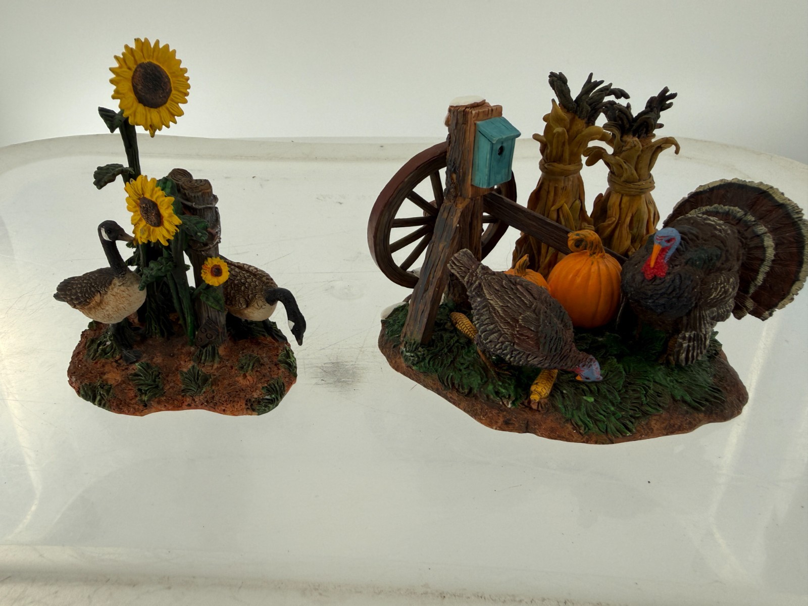 Department 56 Village Accessories Turkeys Geese In The Field Set of 2 #5652939
