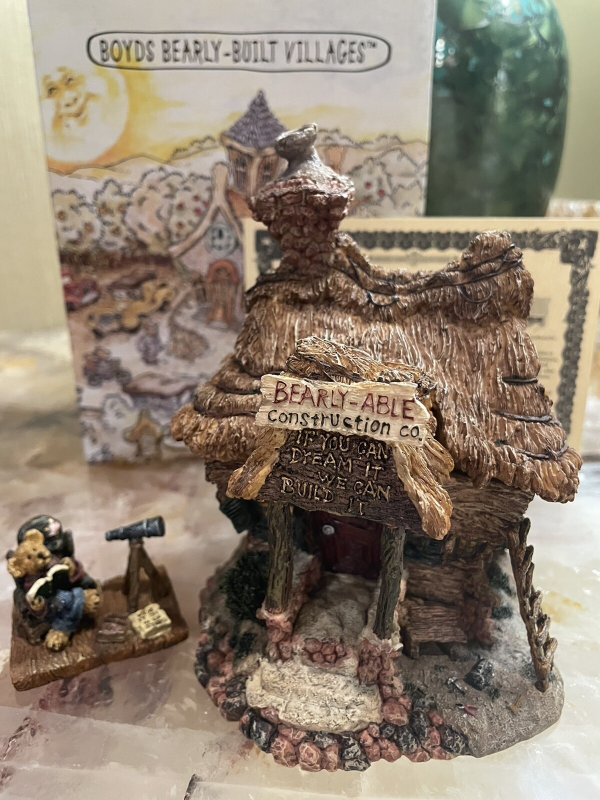 Boyds Town 2000 Bearly-Built Village “Matthew’s Bungalow” #19011 New In Box.