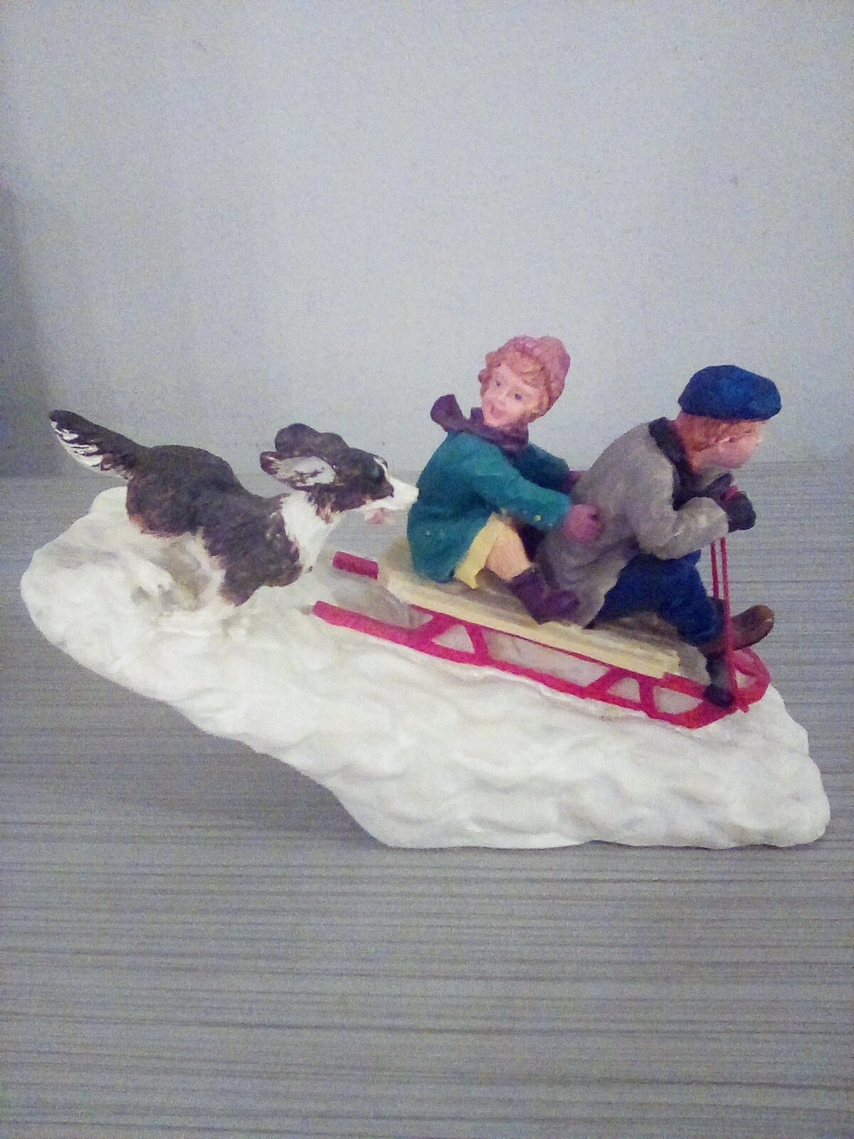 NEW LEMAX VTG 1997 Memory Makers Collection “Racing Downhill” Village Accessory
