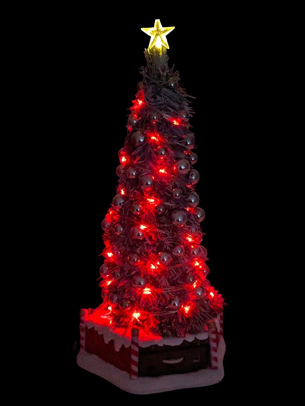Lemax Sights & Sounds New Majestic Christmas Tree Holiday Village Musical LED’s