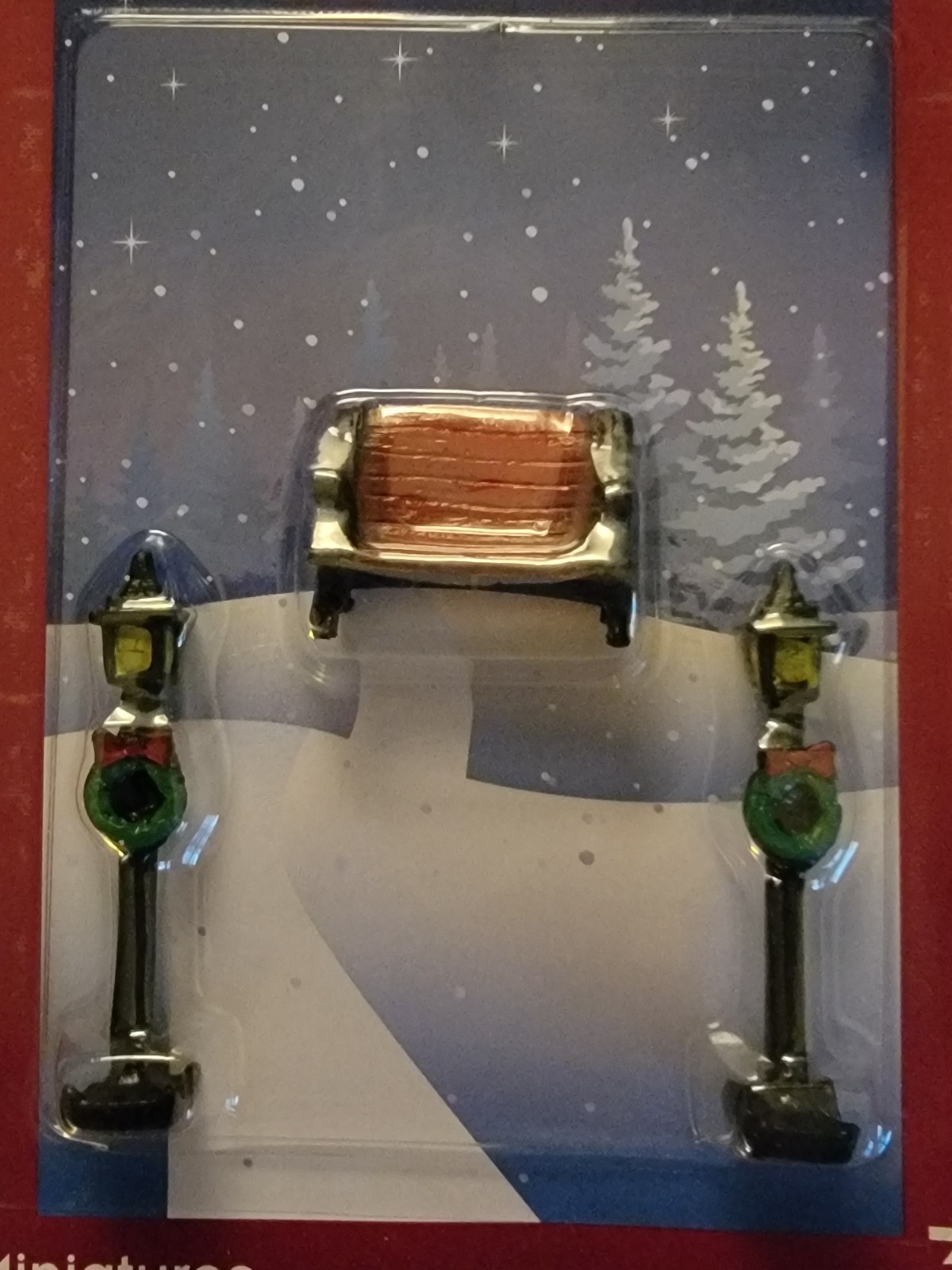 christmas village accessories lot New