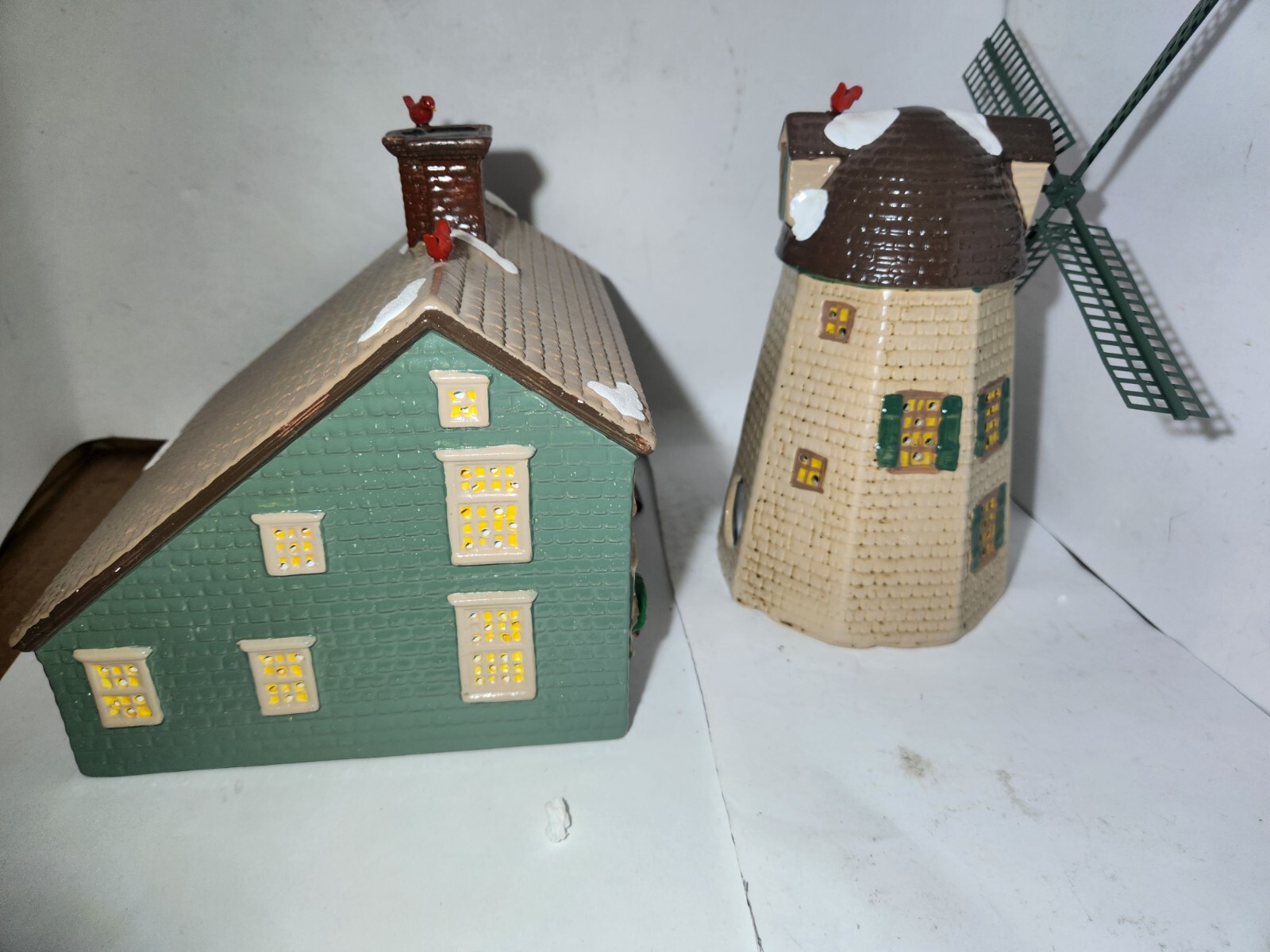 Department 56 Home Sweet Home House & Windmill Original Snow Village 51268