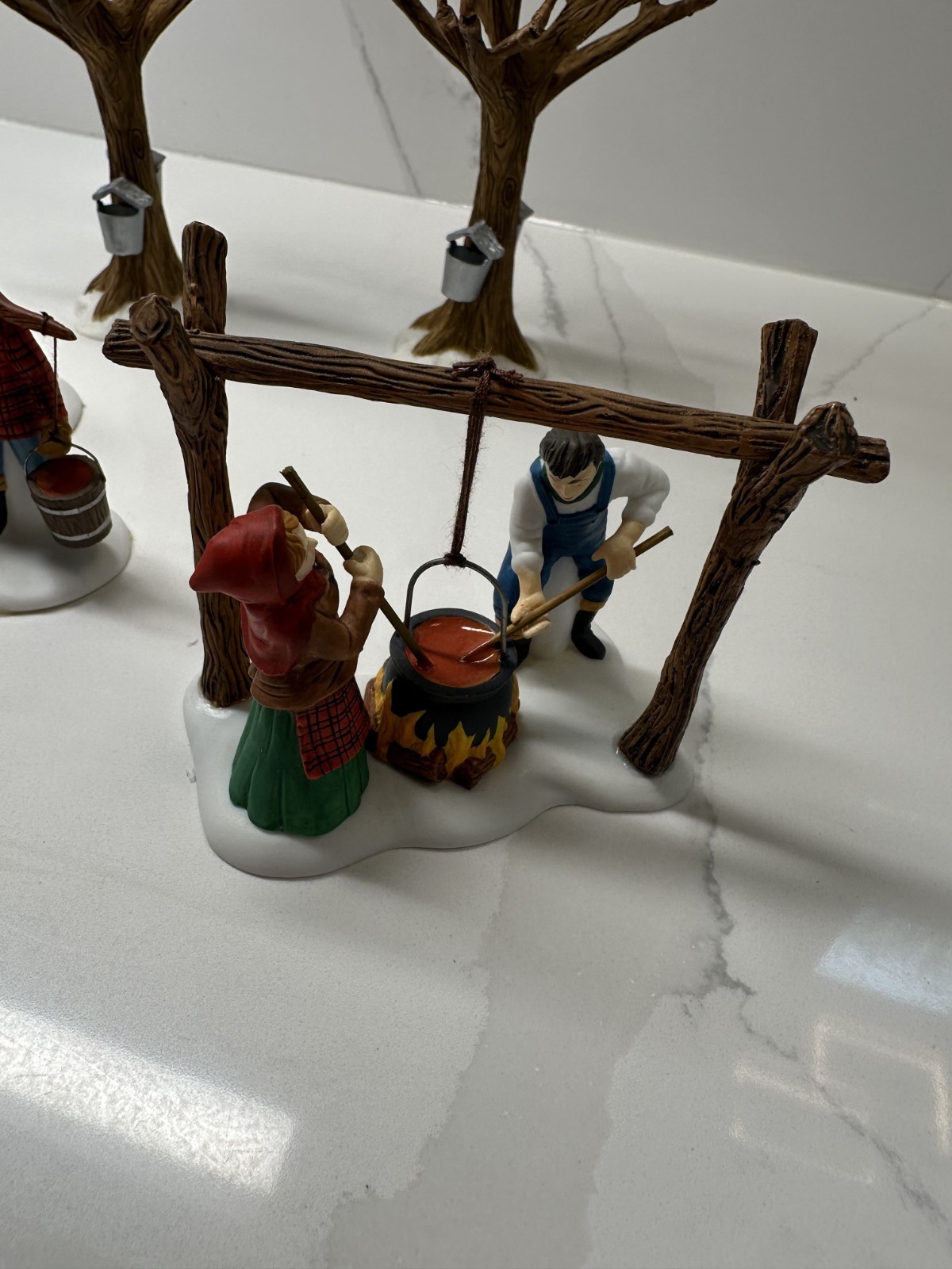 Dept 56 “Tapping The Maples” Heritage Village Accessory *read*
