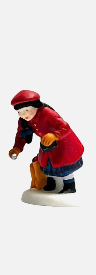 DEPT 56 CHRISTMAS IN CITY – STREET MUSICIANS 55646 GIRL WITH COIN – SINGLE NEW