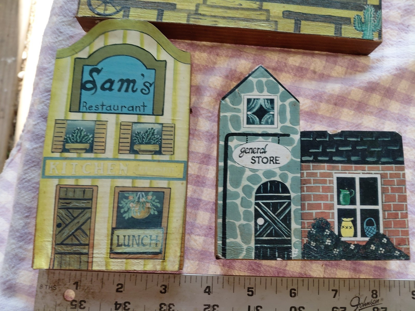 Crafts Unlimited western salon restaurant store Vintage 90s Lot of 3