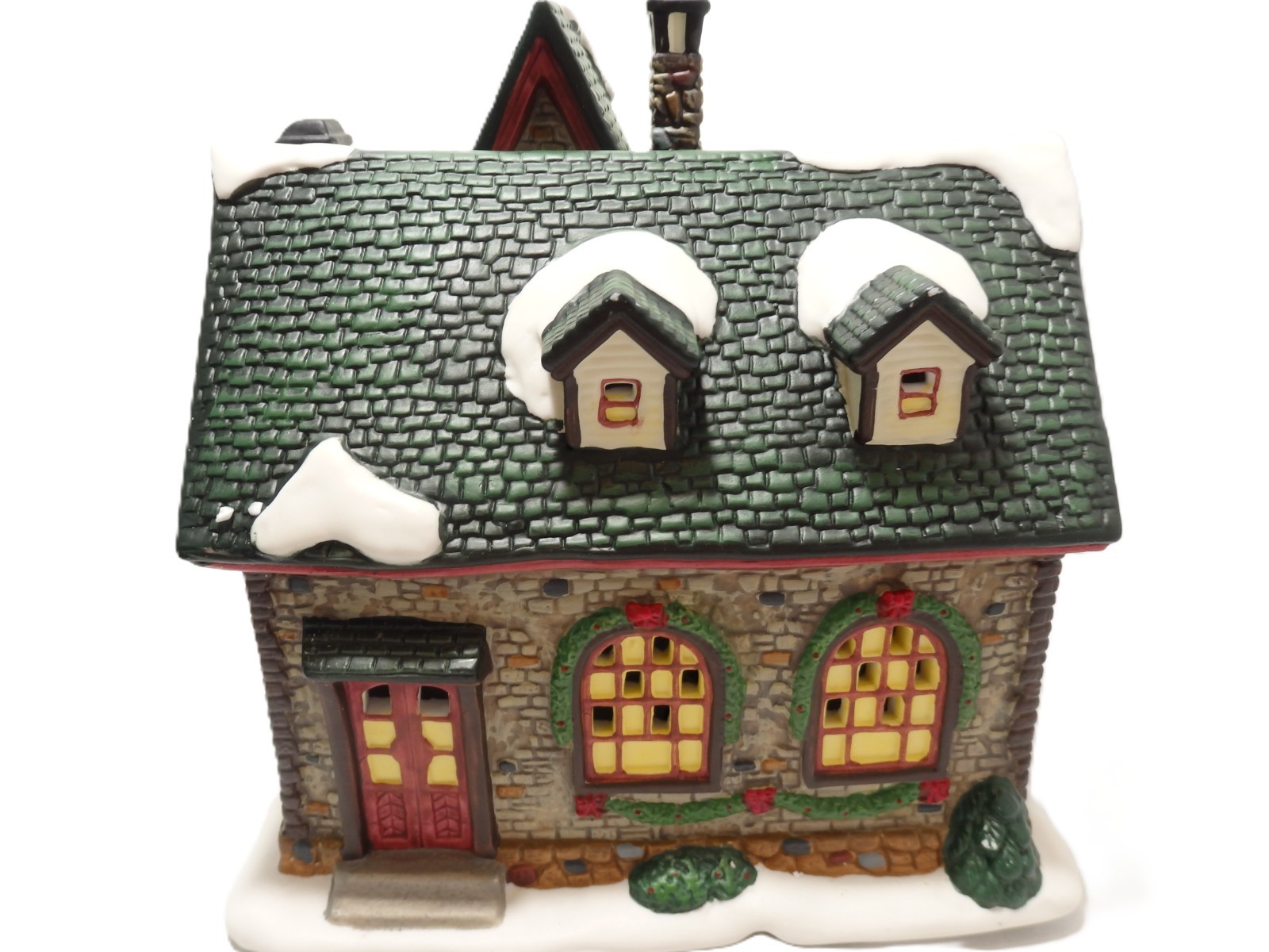 St Nicholas Square Grandmas House Illuminated Christmas Village 2003 RARE VTG