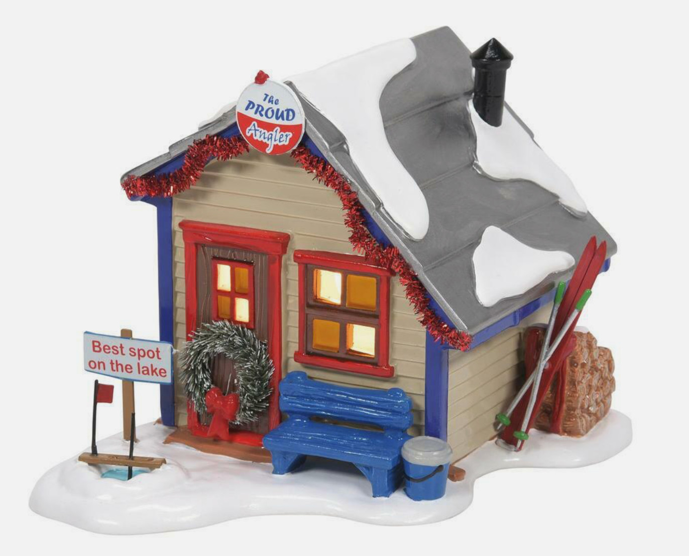 NEW Dept 56 THE PROUD ANGLER Snow Village 6009704 (2022)