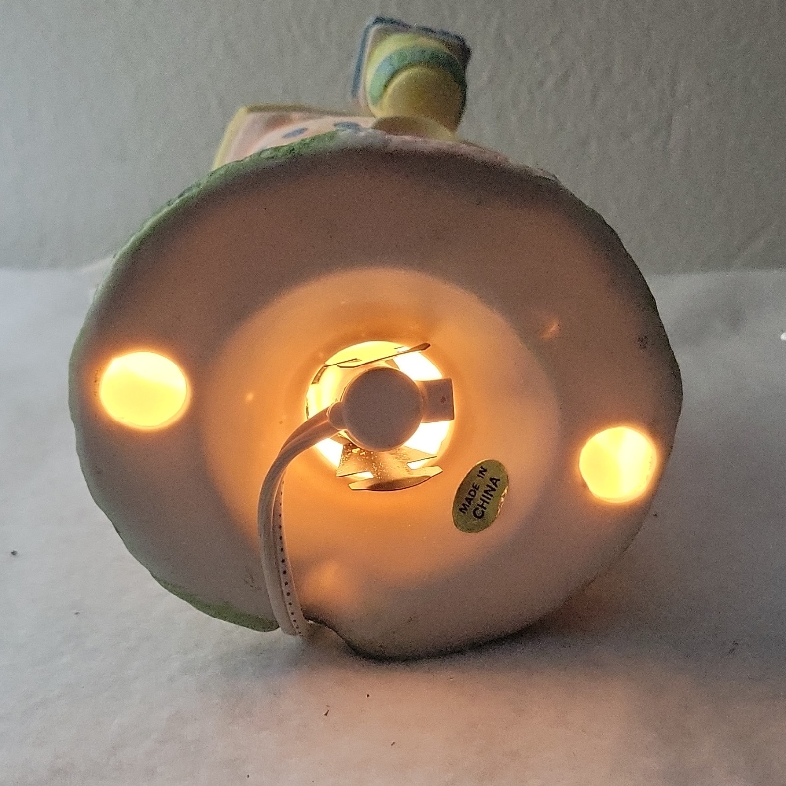 Illuminated Ceramic Easter House Village Decor Multicolor Seasonal Collectible