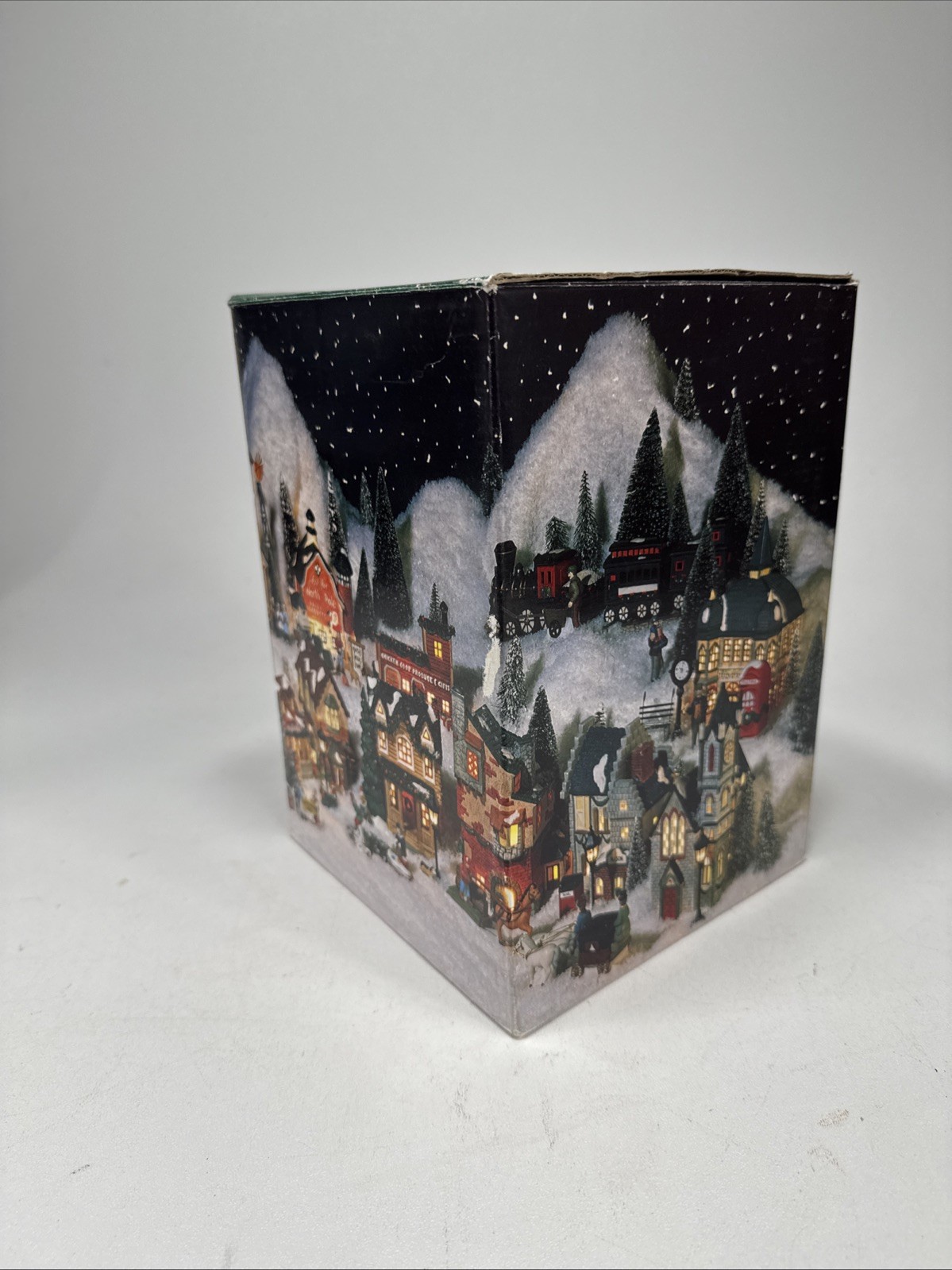 Vintage Collins Memories Collection Lighted Porcelain Church Christmas Village