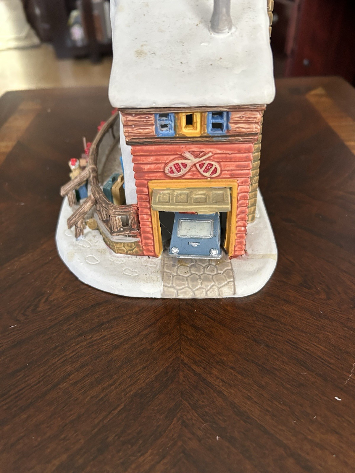 Lemax Mountain Holiday Reunion #15745 Christmas Village House Light Up New w Box