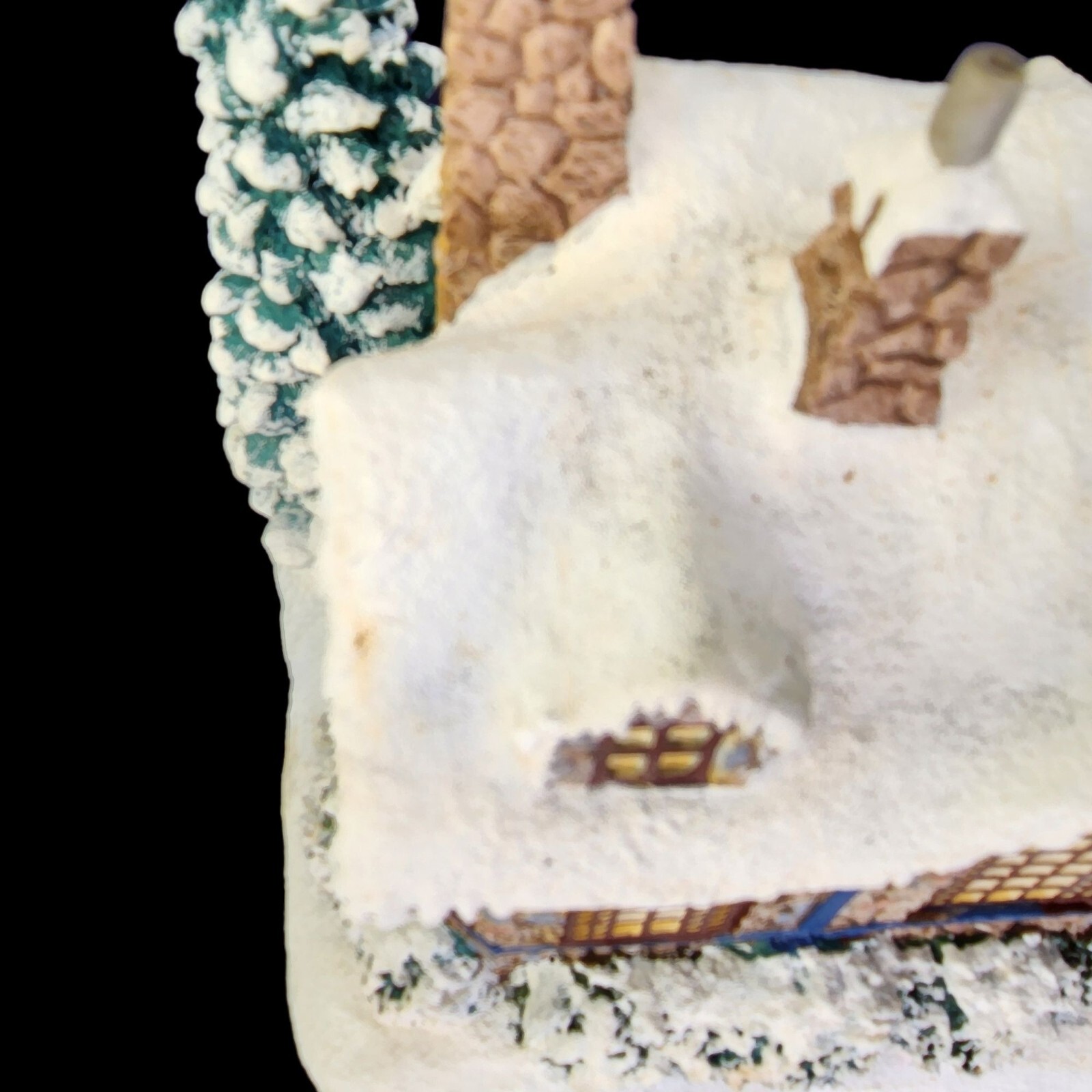 Hawthorne Village Stonehearth Restaurant Kinkade Xmas 79978 Vtg NO LIGHT READ