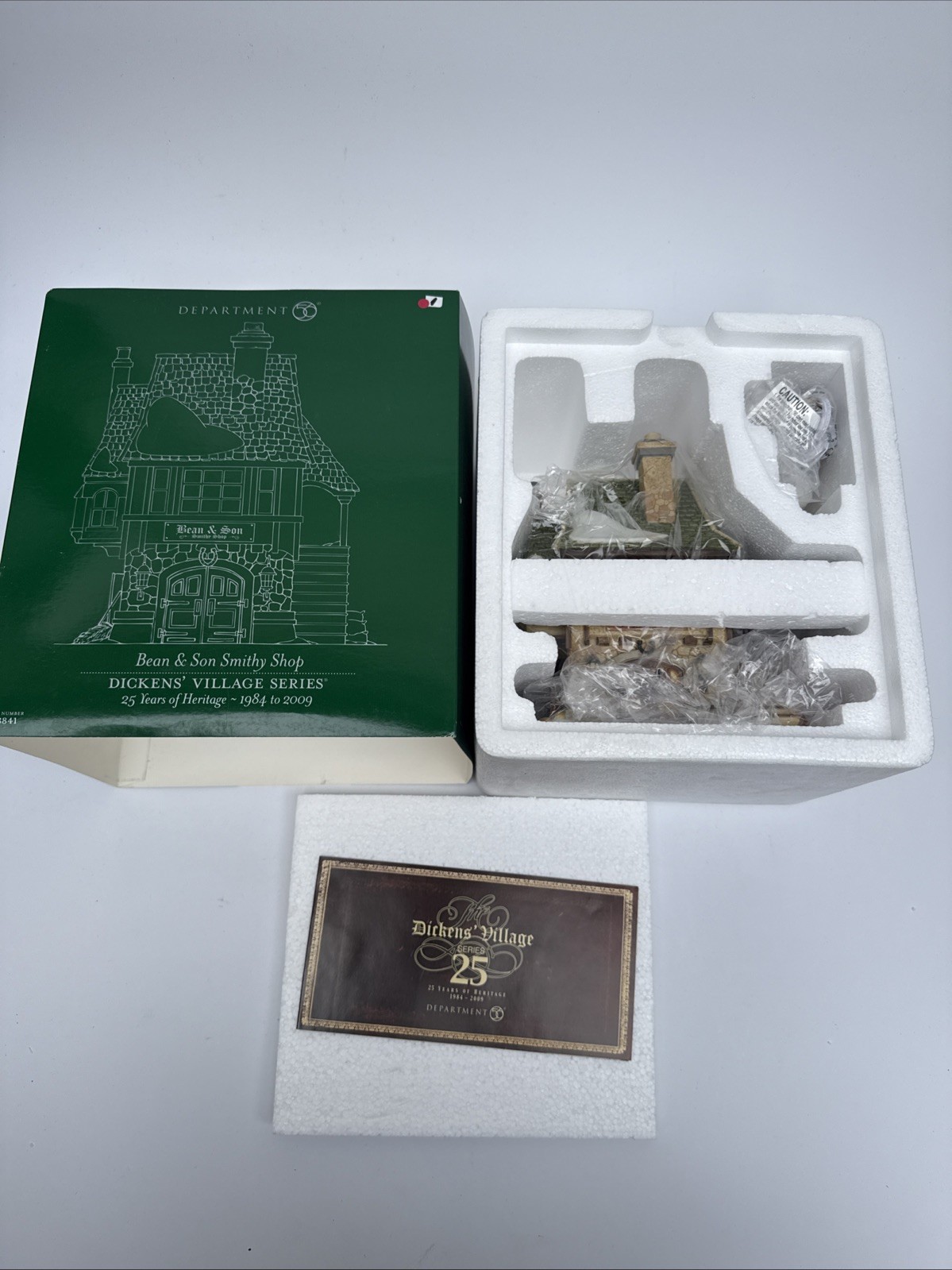 Dept 56 Bean & Son Smithy Shop 808841 Dickens New 25th Anniversary Village