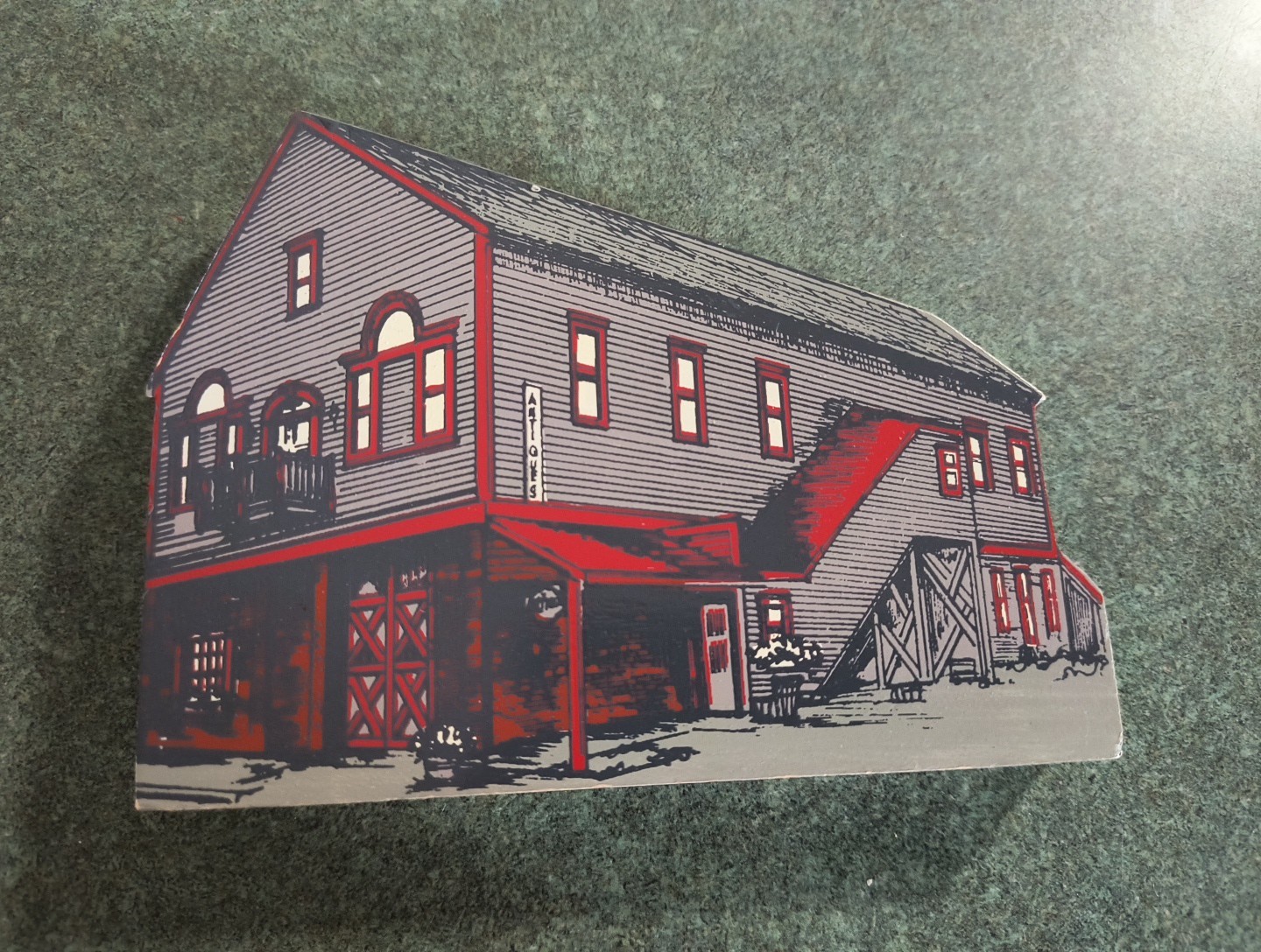 Historical Landmarks Limited Wooden Shelf Sitter The Old Opera House Harmony Pa