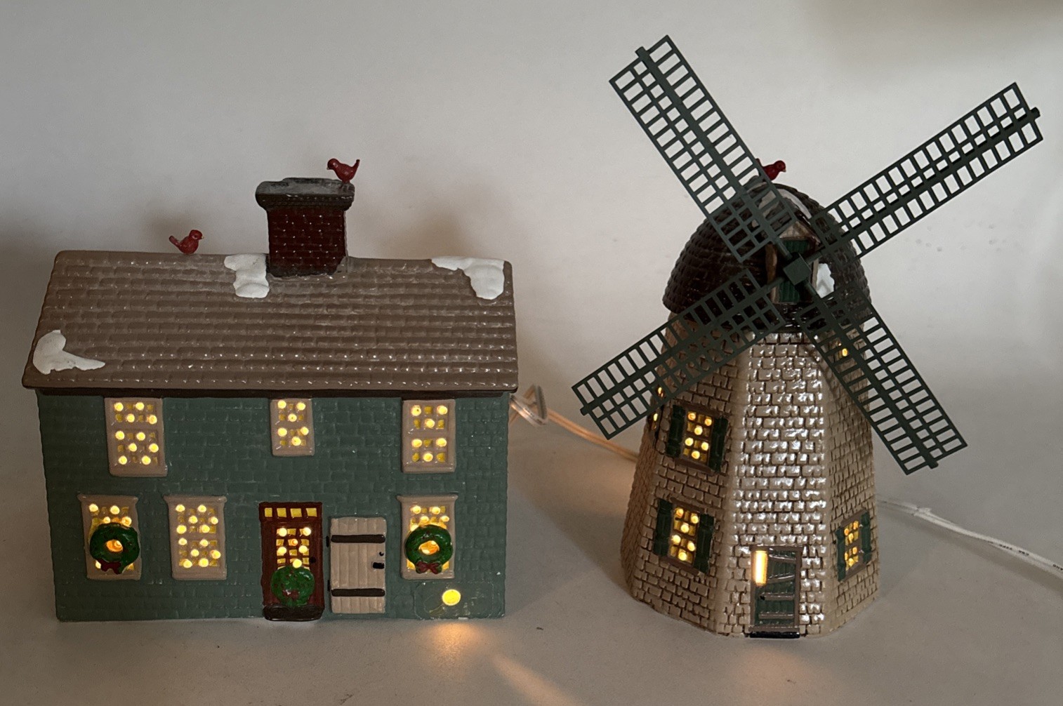 Department 56 Snow Village Home Sweet Home House & Windmill w/ Box – 5126-8