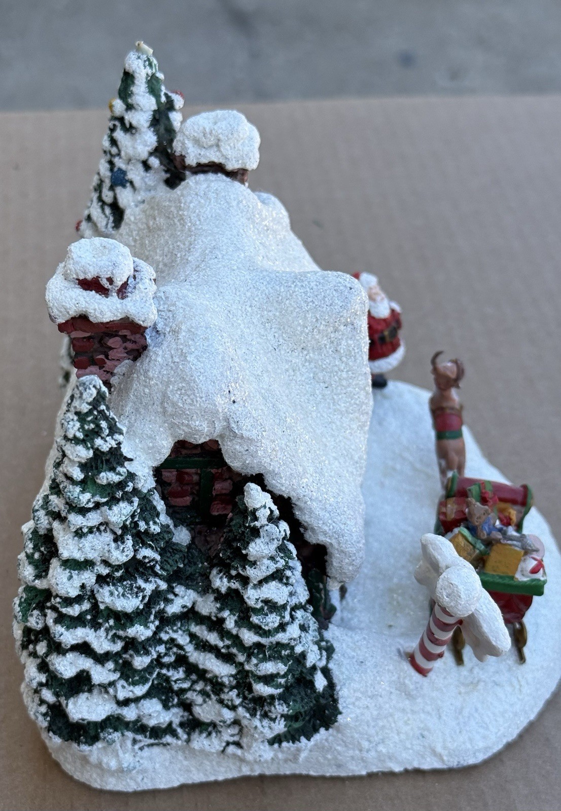 Thomas Kinkade Teleflora 2010 Christmas Santa’s Workshop
