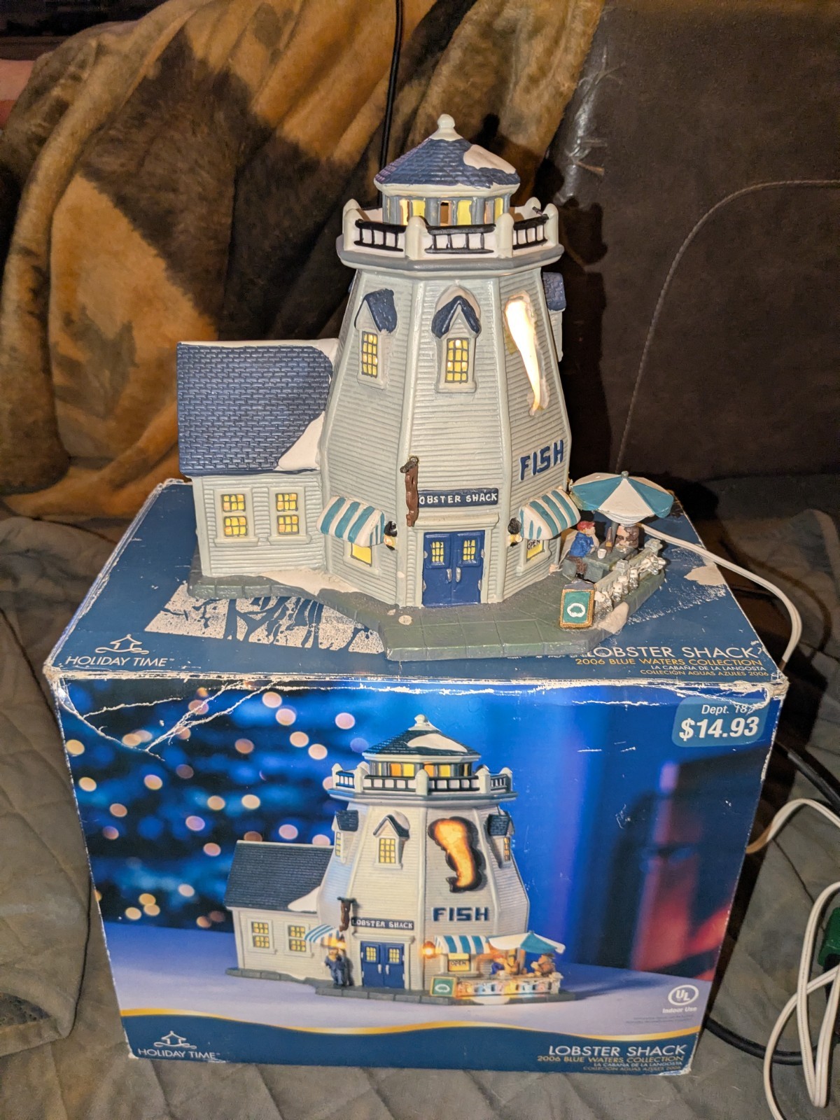 Holiday Time 2006 Blue Waters Collection- LOBSTER SHACK – Illuminated
