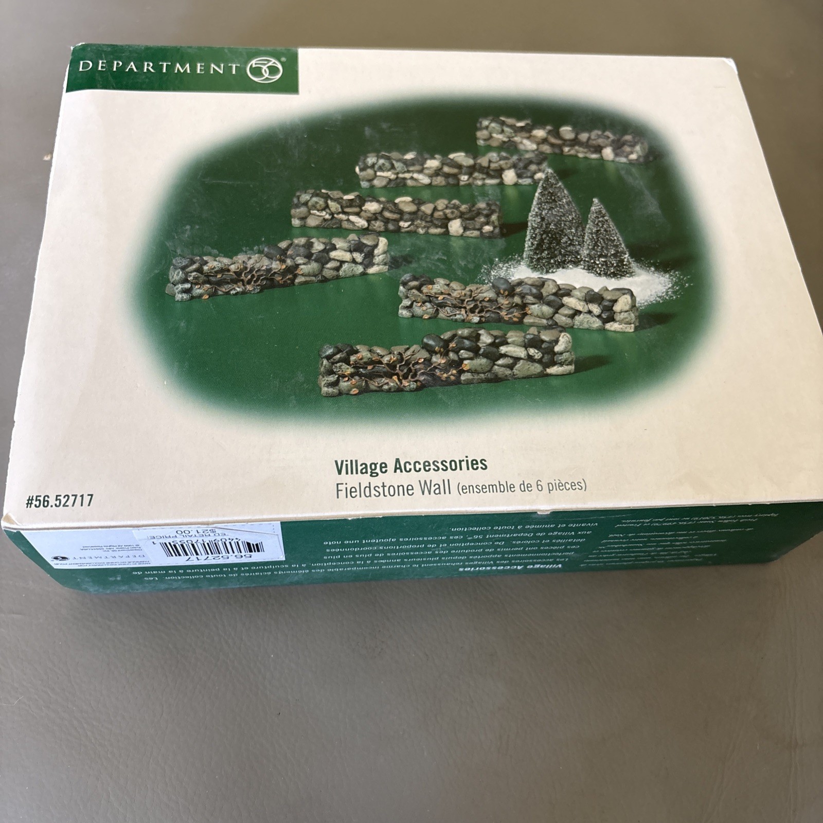 Dept.56 Village Accessories Fieldstone Wall #52717