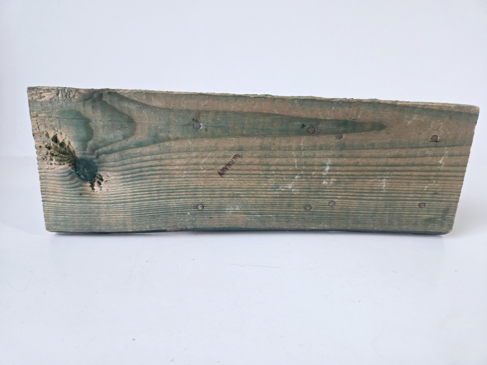 Vintage wooden village wood log building putz chicken coop barn Germany