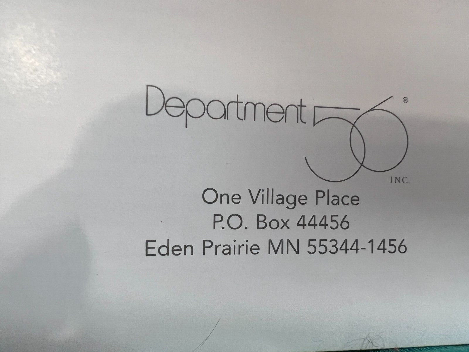 1998 Dept 56 Holiday collectible village buildings and decorations Pamphlet
