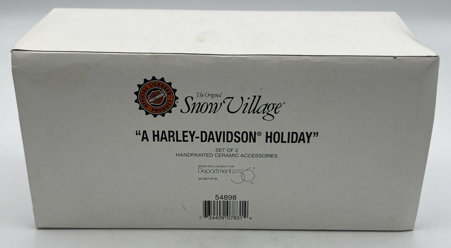 Dept 56 Original Snow Village A Harley Davidson Holiday #54898