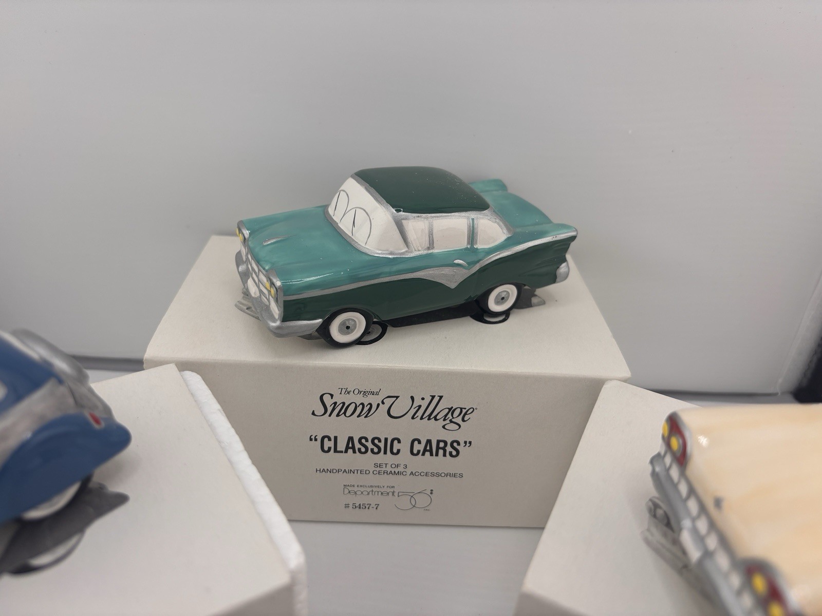 Department Dept 56 Original Snow Village Classic Cars Set of 3 #5457-7