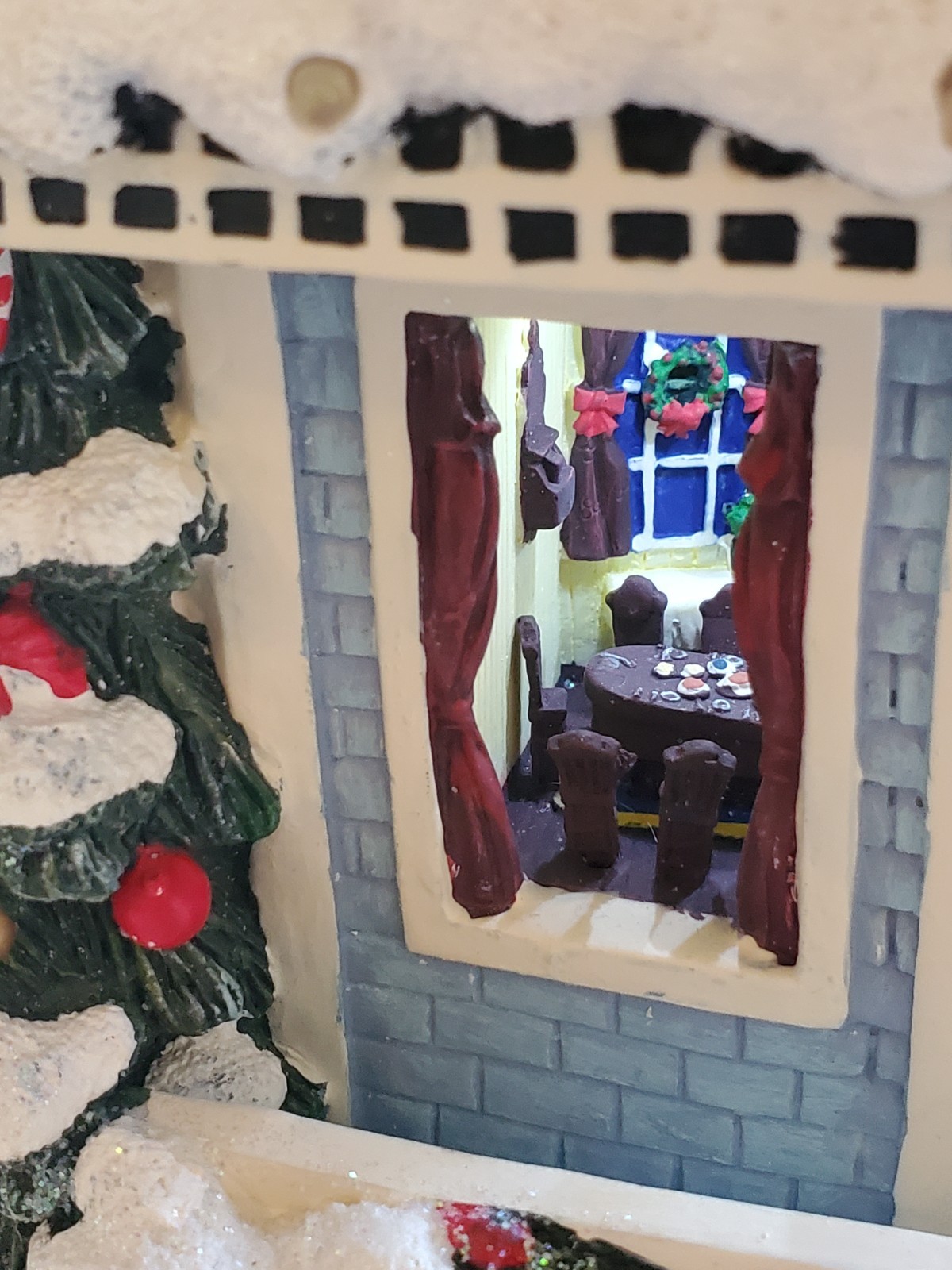 Hawthorne Village Thomas Kinkade The Night Before Christmas Story House *Tested*