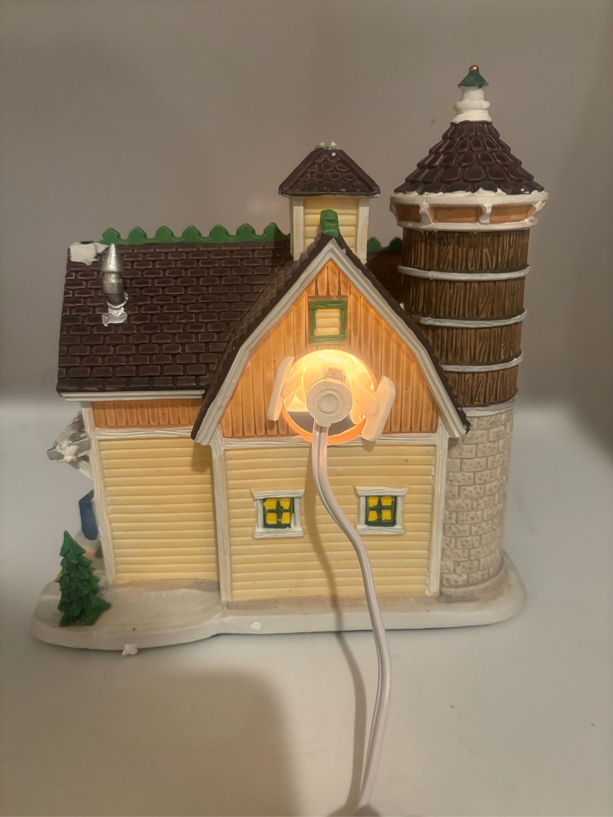 2007 Lemax Carole Towne Collection Jackie’s Tree Farm Christmas Village with Box