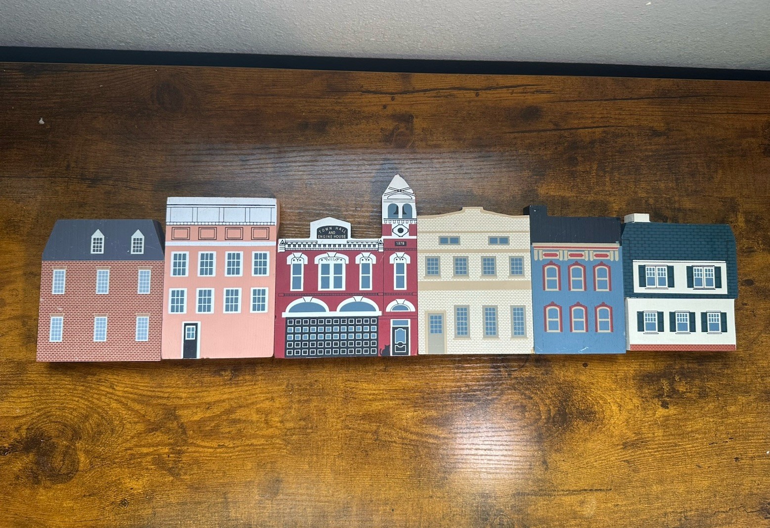 1990 6 Cats Meow Faline Series VIII Signed Early Shelf Sitters Medina Firehouse+