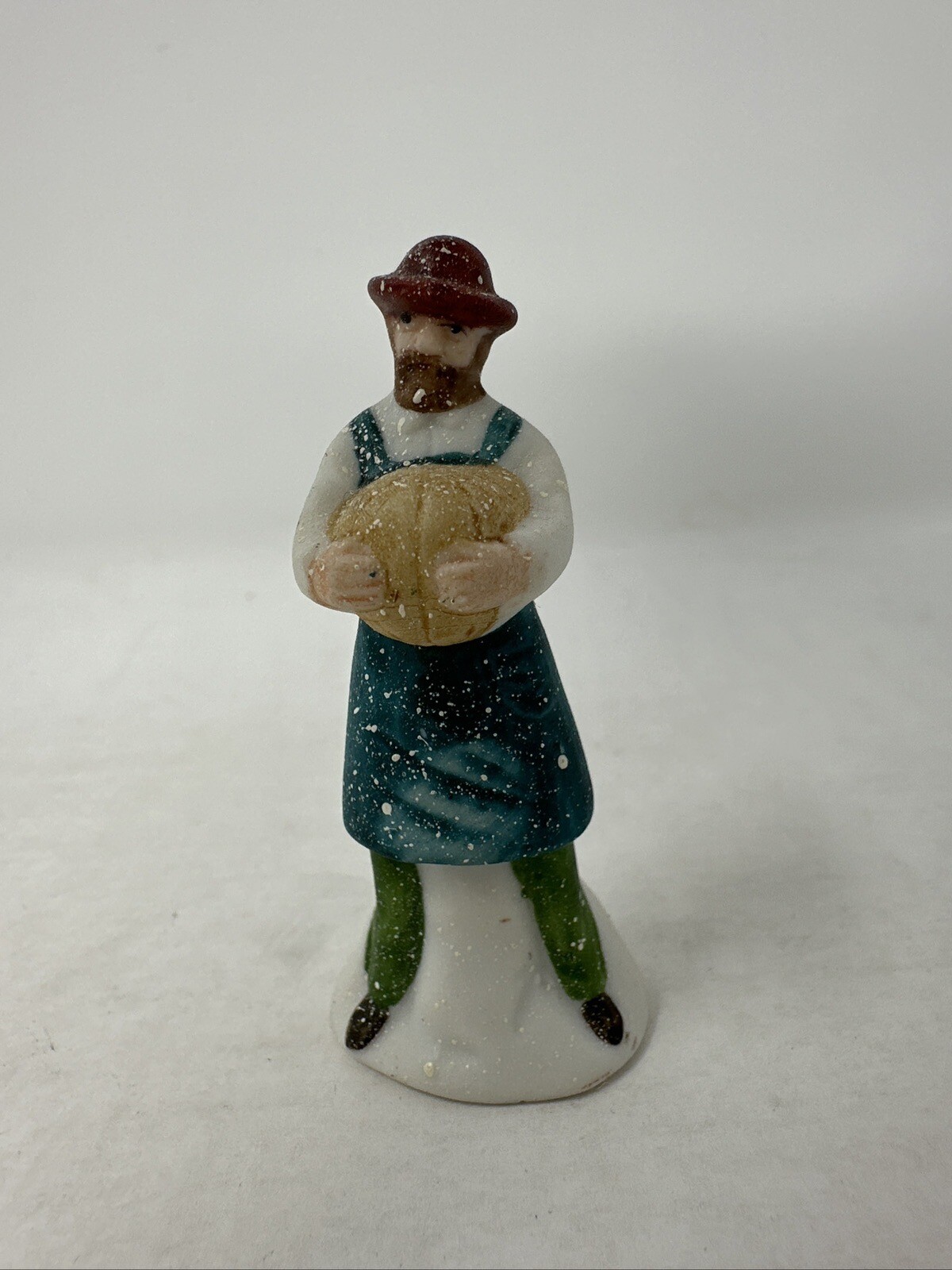 Dept 56 Heritage Figurine Man Farmer Speckled Christmas Village 2.4″ Accessory￼