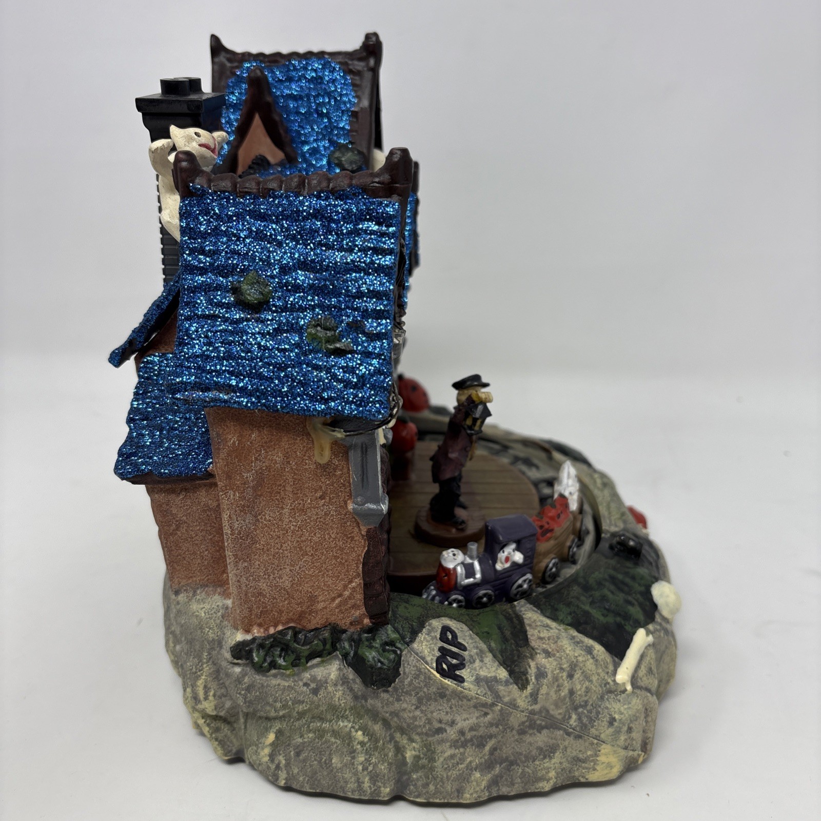 Avon Scary Village Train Station Halloween Animated Lights Sounds (2012) Haunted