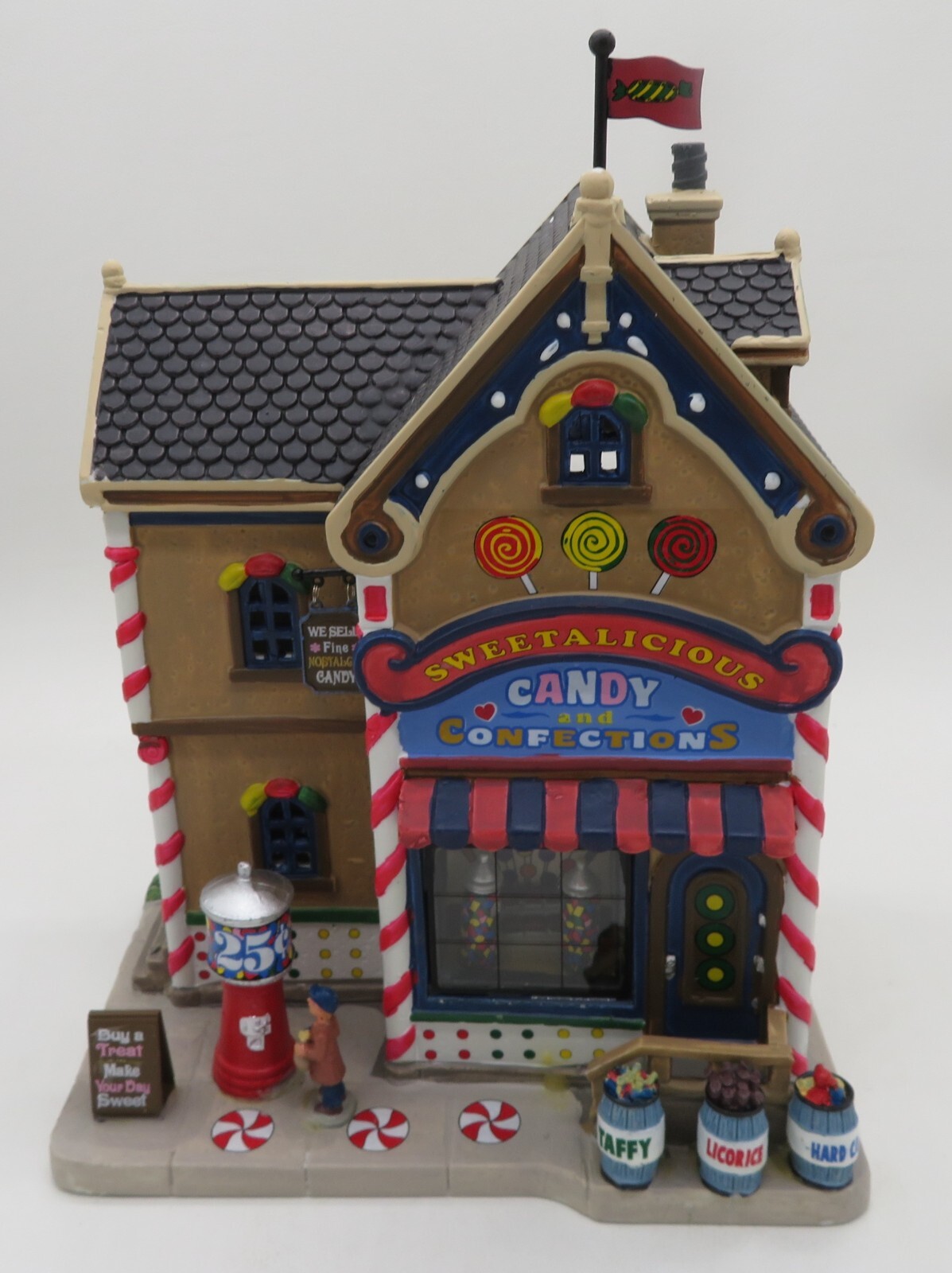 2015 Lemax SWEETALICIOUS CANDY SHOP Store Christmas Holiday Village Town