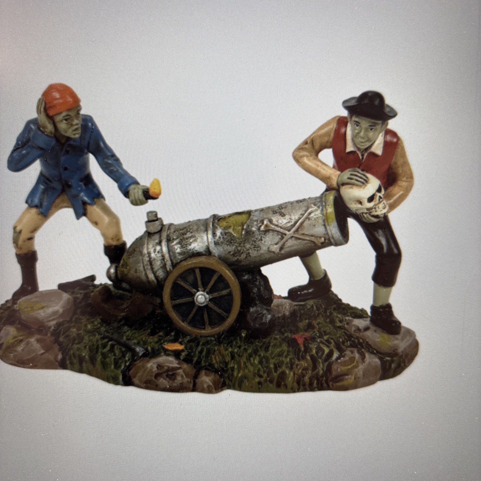 Dept 56 EXLPOSIVE SKULLDUGGERY #6011441 NRFB Halloween Village pirate hideaway *
