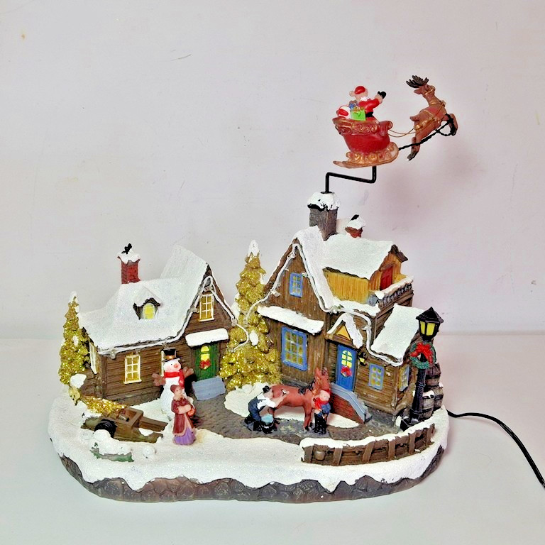 Enchanted Forest Christmas Village Musical with Flying Santa, 2021, 289-3555