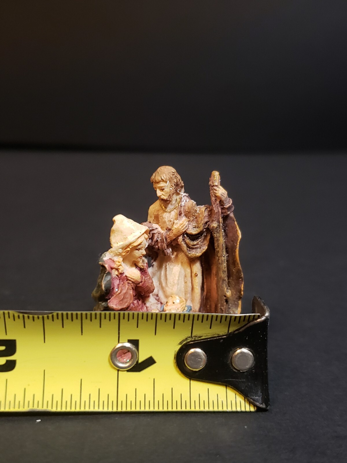 Holiday Time Santas Workbench Christmas Village Nativity Scene Jesus Joseph Mary