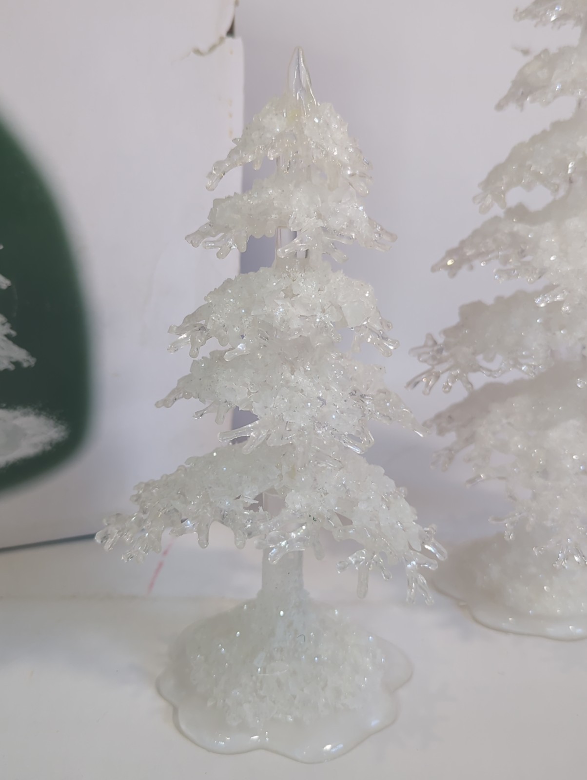 Dept 56 Village Accessories – Icy Trees, Medium – Set of 2 M1