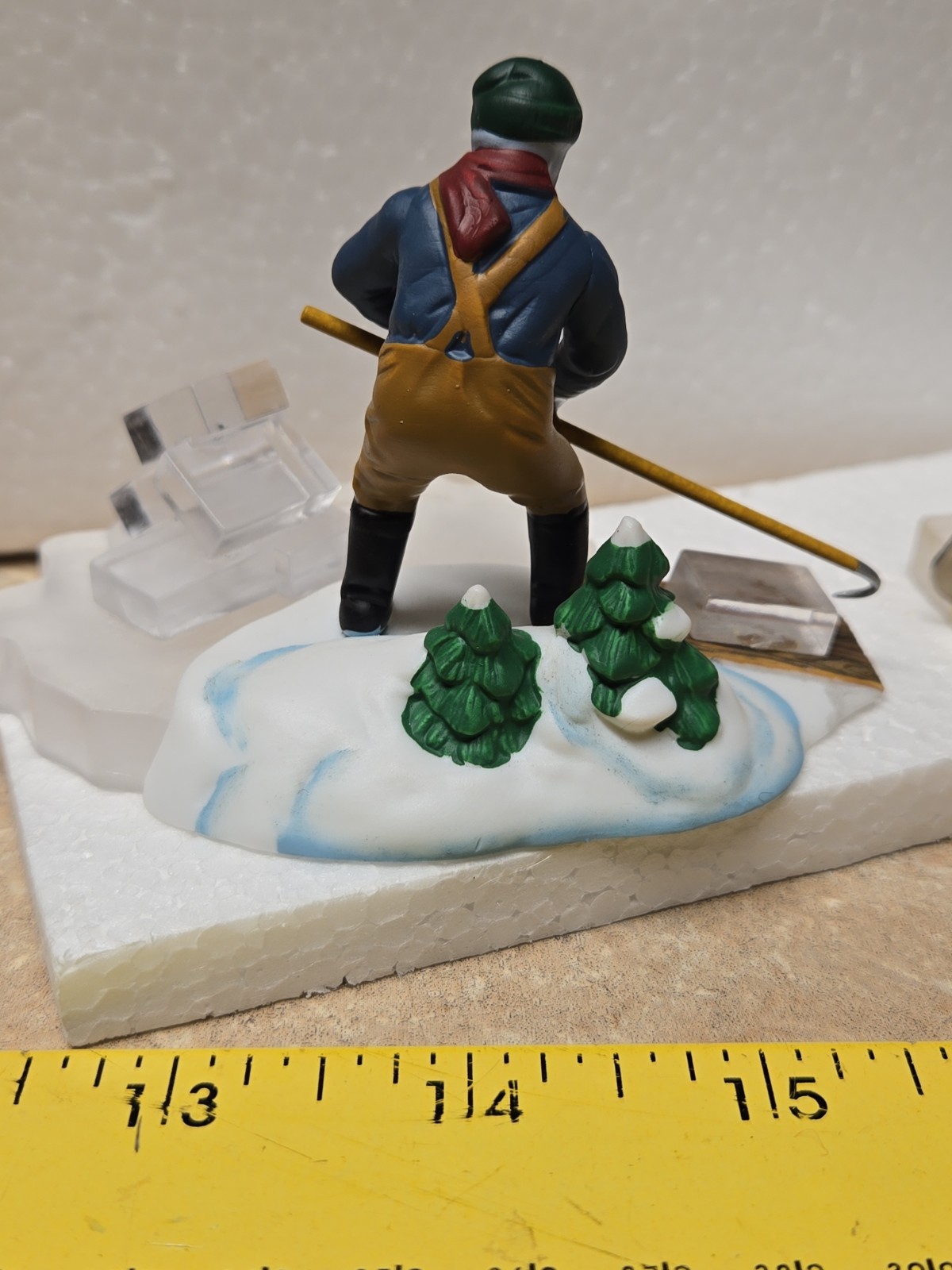 Dept. 56 Heritage Village Collection “Blue Star Ice Harvesters” Clean Boxed
