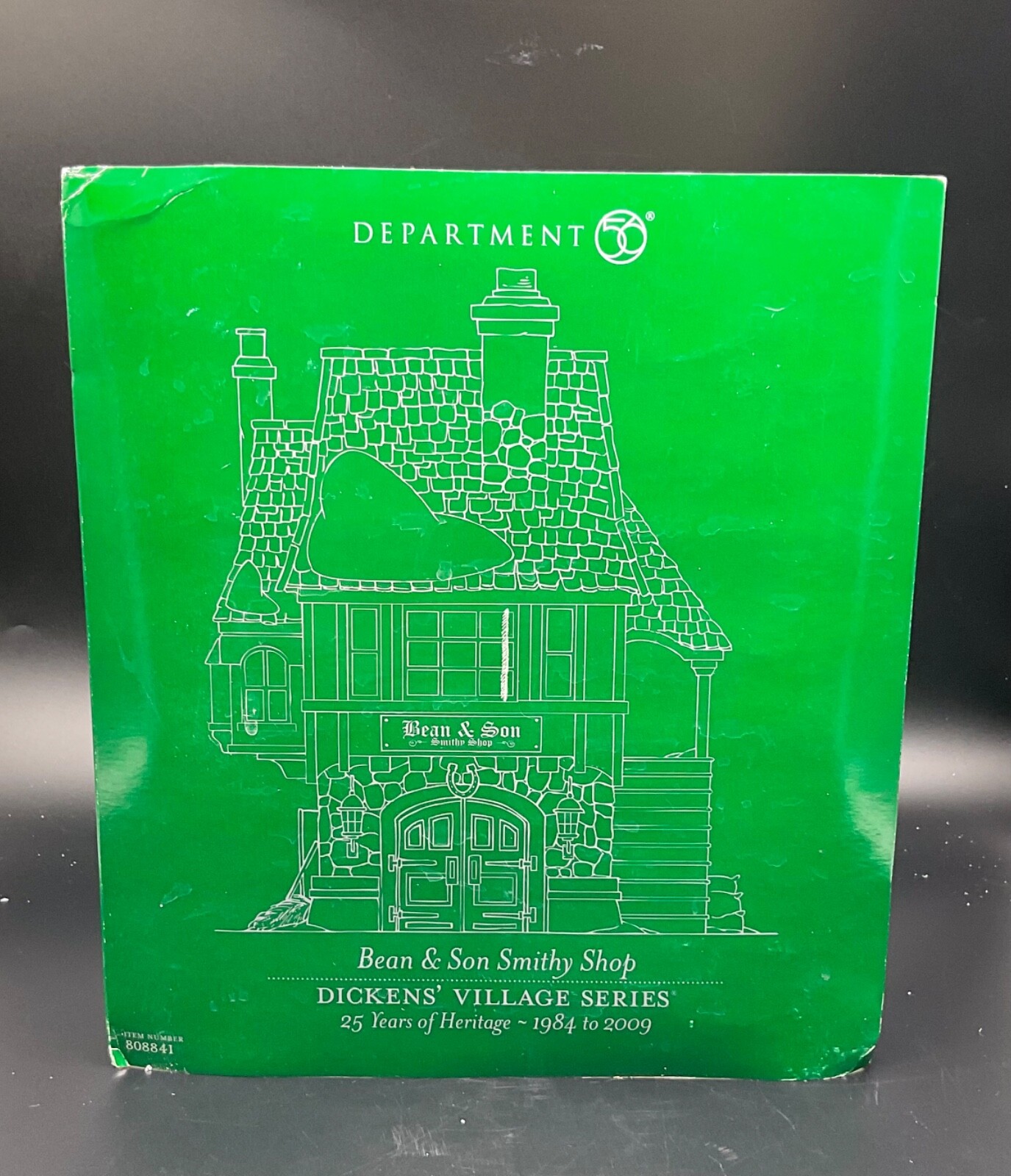 Dept 56 Bean & Son Smithy Shop 808841 Dickens NEW 25th Anniversary Village
